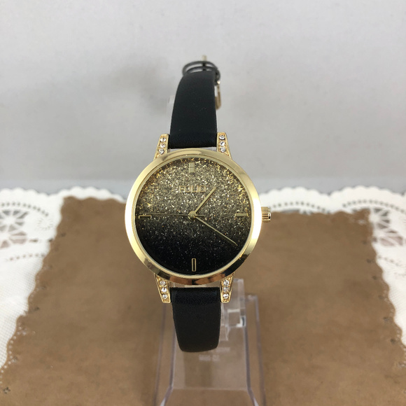 Glittery Folio Gold Dust and Diamonds Watch - Picture 6 of 7